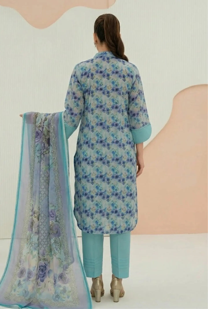 Azure Meadow 3-Piece Unstitched