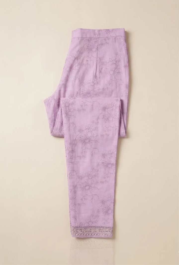 Amethyst  3-Piece Stitched Lawn Suit