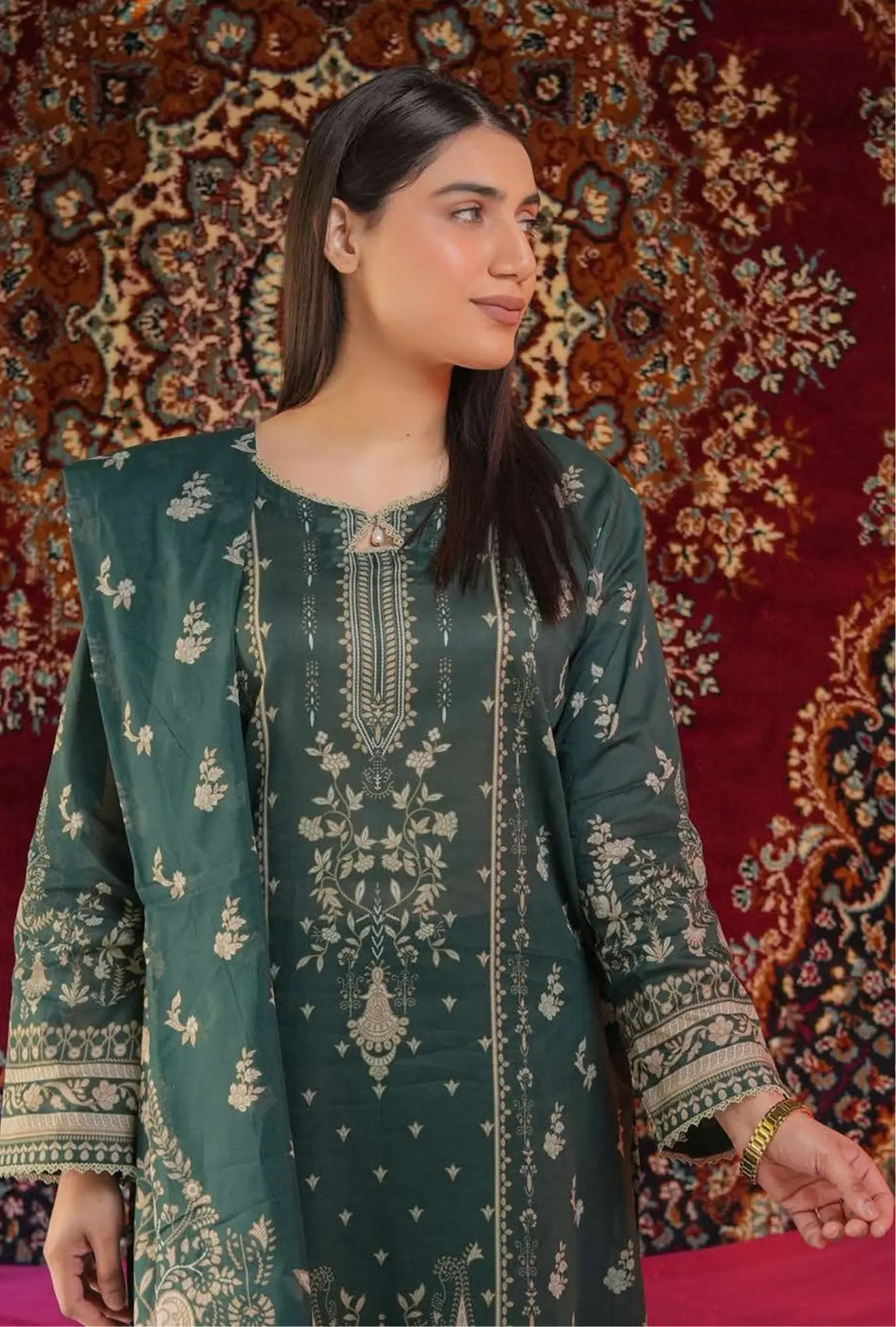 Saffron Harvest 3-Piece Unstitched