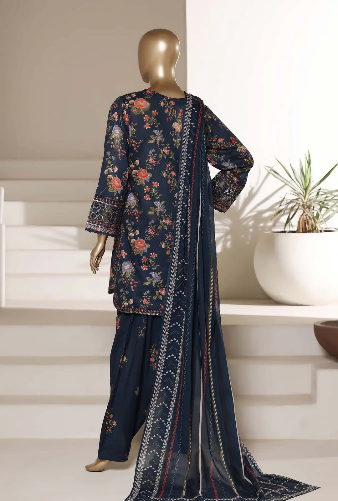 Twilight Botanica – Premium 3-Piece Unstitched Lawn