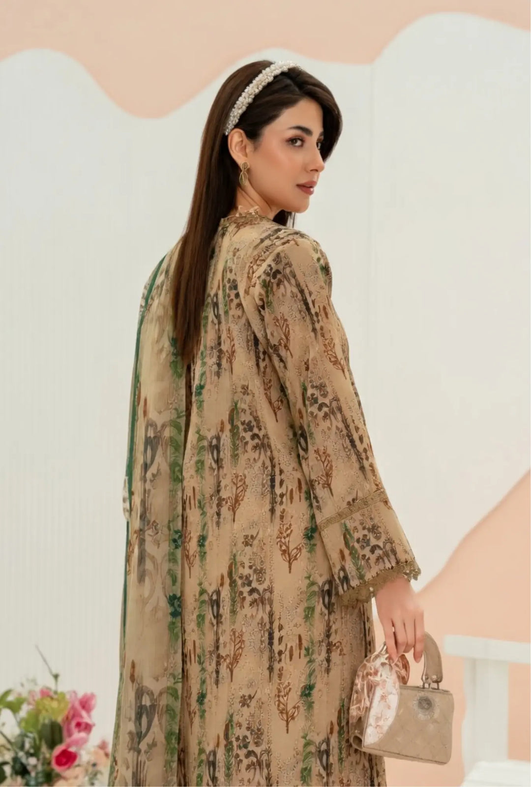 Sandstone Flora3-Piece Unstitched
