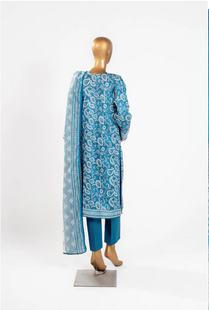 Azure Paisley – 3 Piece Unstitched Printed Lawn Suit