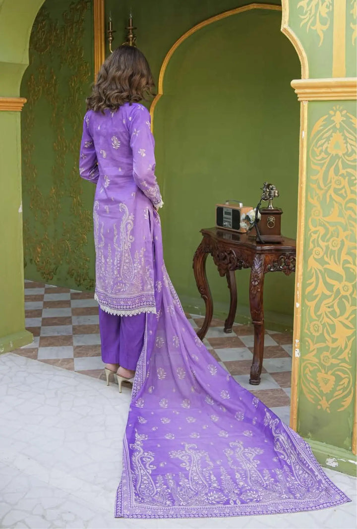 Amethyst Grace 3-Piece Unstitched