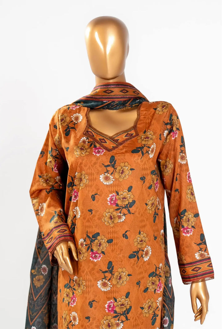 Sunset Bloom – 3 Piece Unstitched Printed Lawn Suit