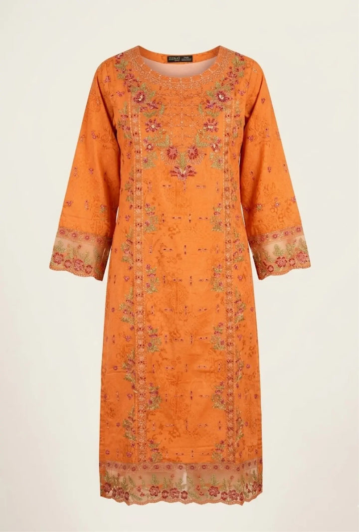 Embroidered 3-Piece Stitched Luxury Lawn Suit