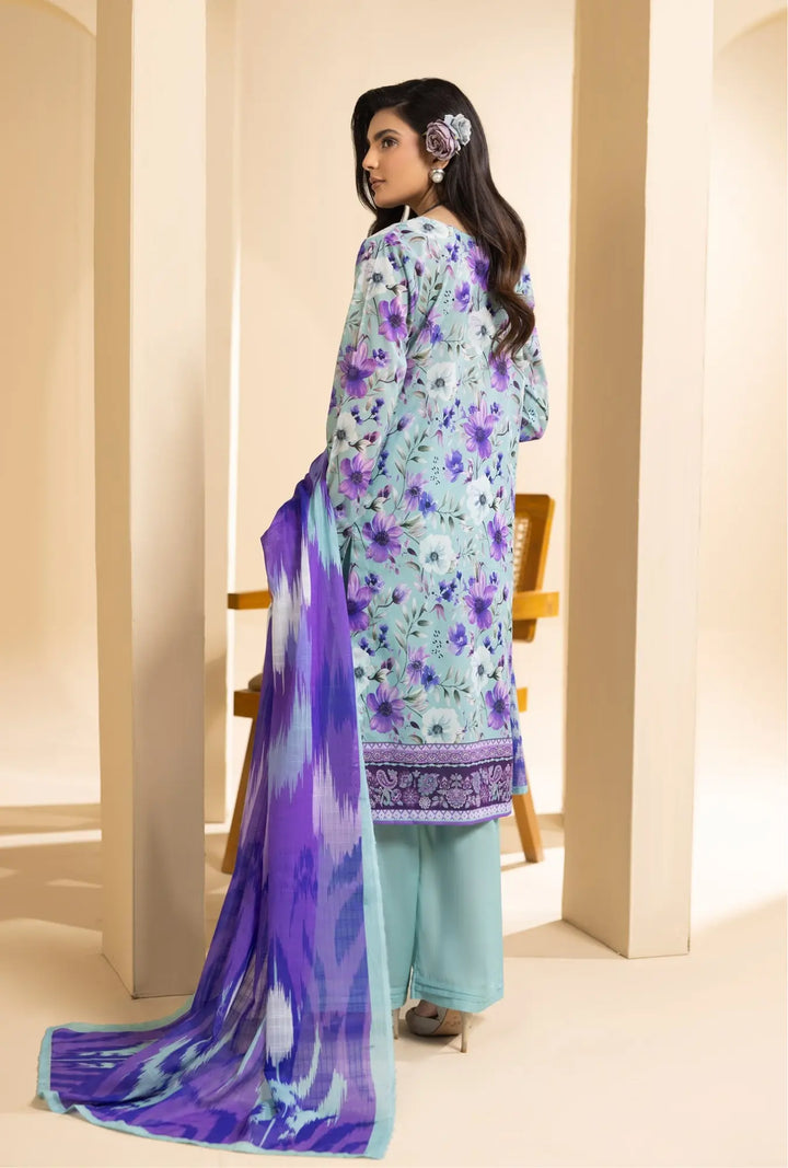 Lavender Breeze – 3-Piece Printed Unstitched Lawn Suit