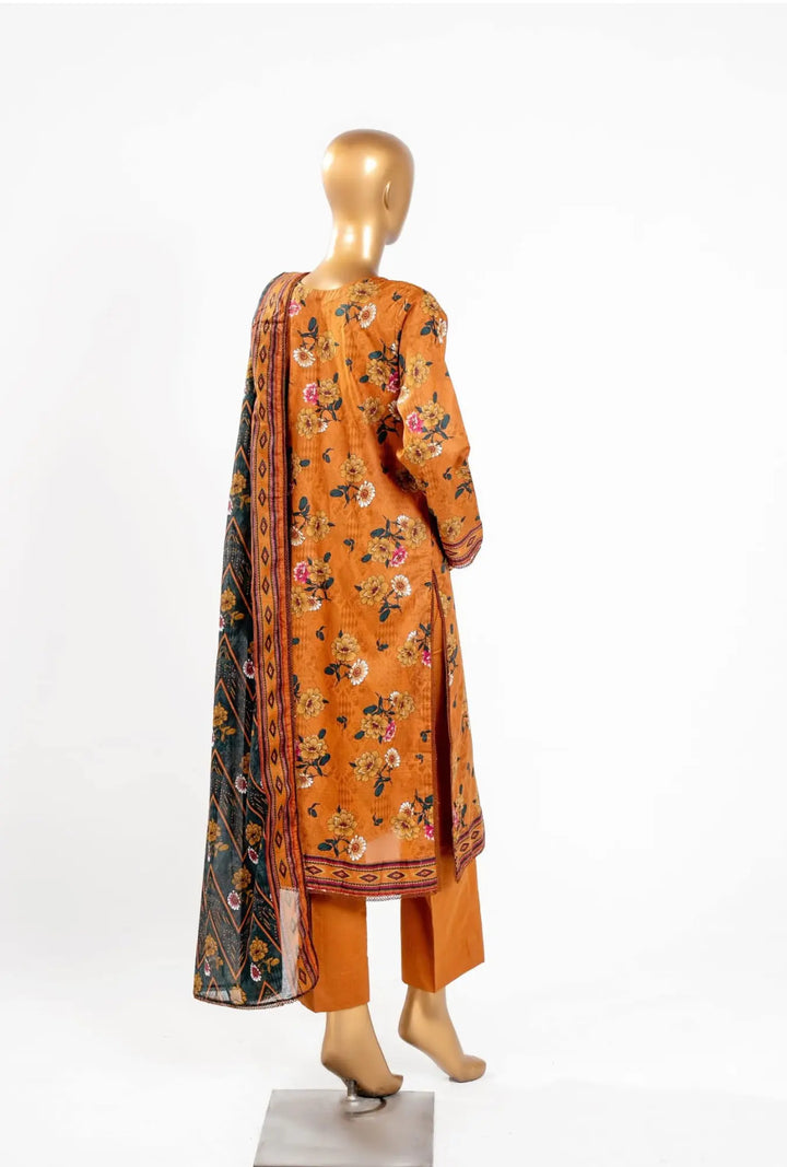 Sunset Bloom – 3 Piece Unstitched Printed Lawn Suit