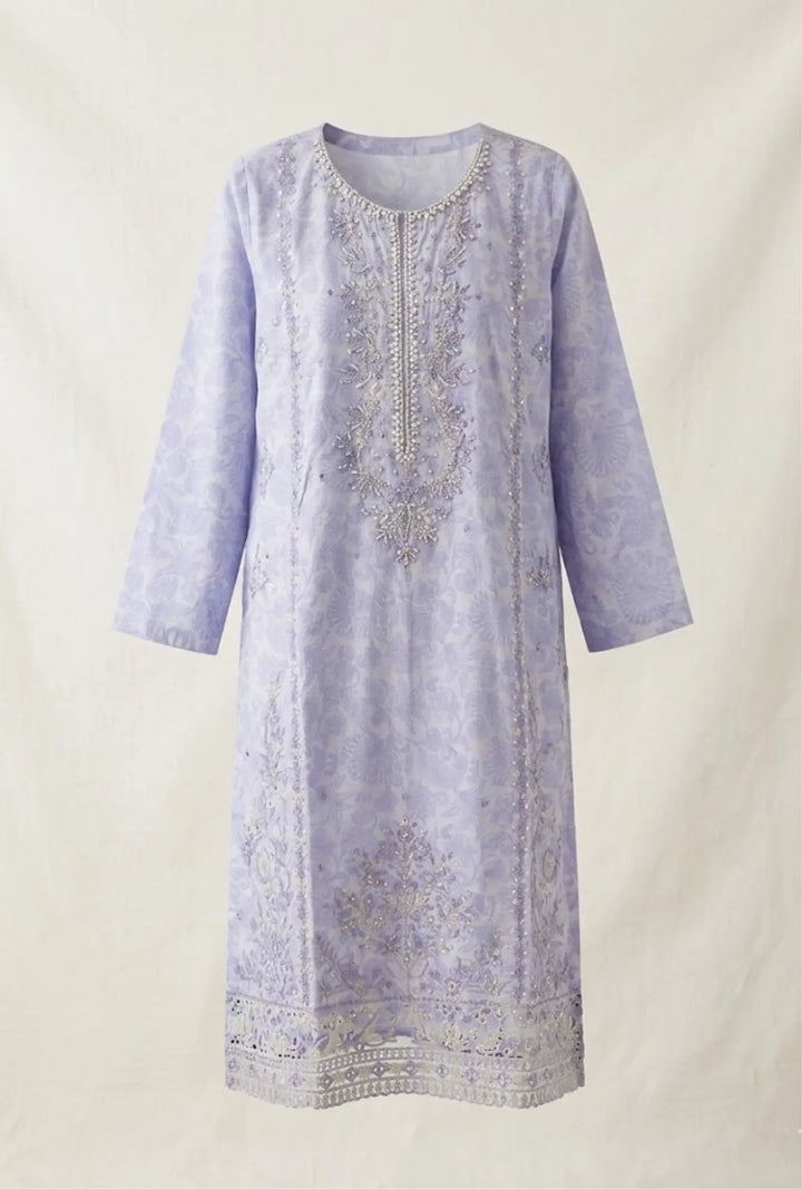 Lavender Bliss – Embroidered 3-Piece