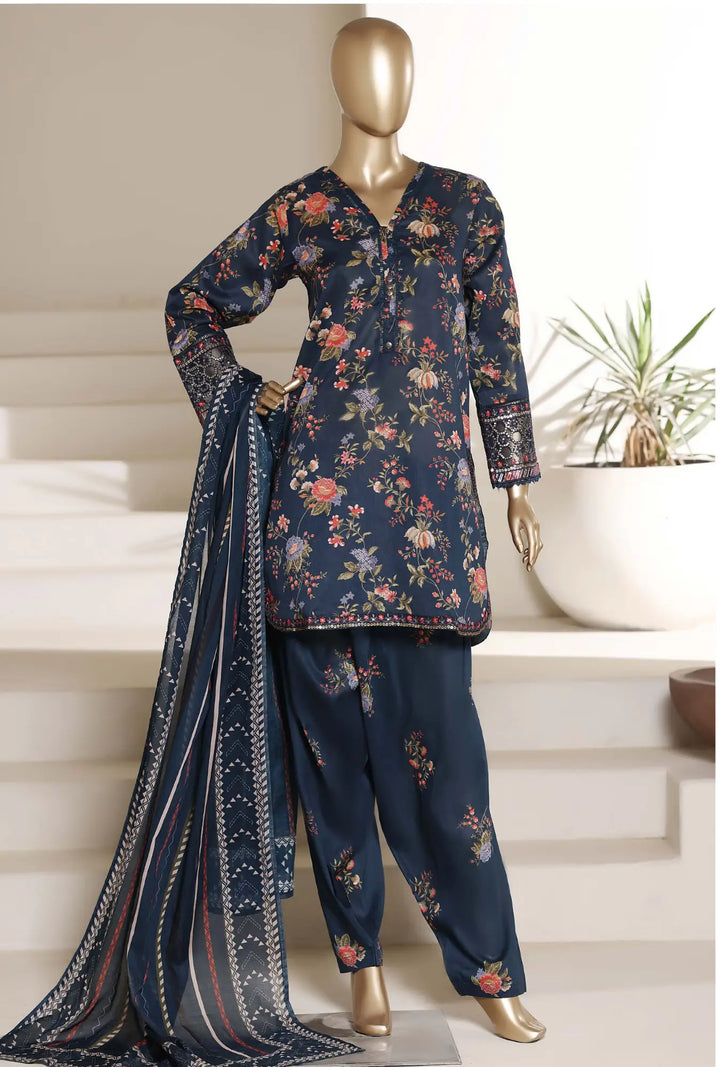 Twilight Botanica – Premium 3-Piece Unstitched Lawn