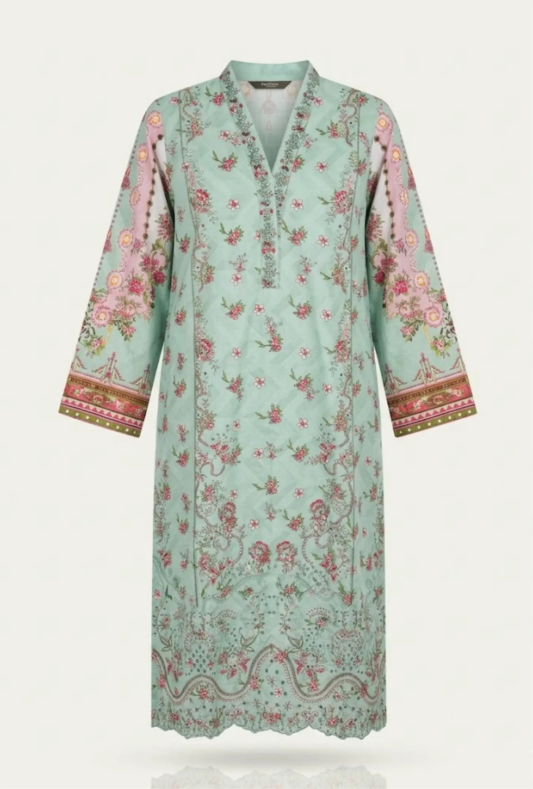 Embroidered 3-Piece Stitched Luxury Lawn Suit