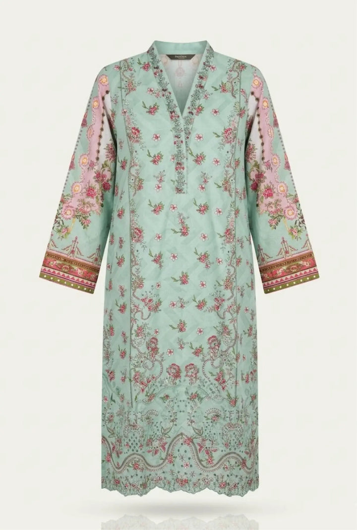 Embroidered 3-Piece Stitched Luxury Lawn Suit
