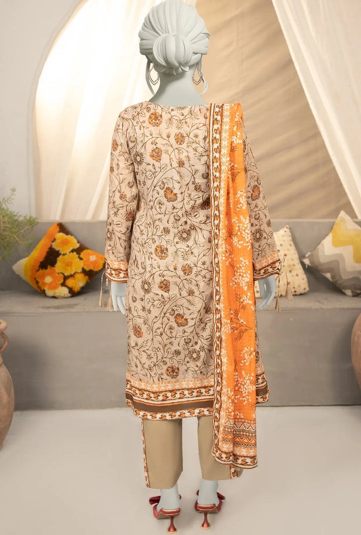 Amber Bloom – 3-Piece Printed Unstitched Lawn Suit
