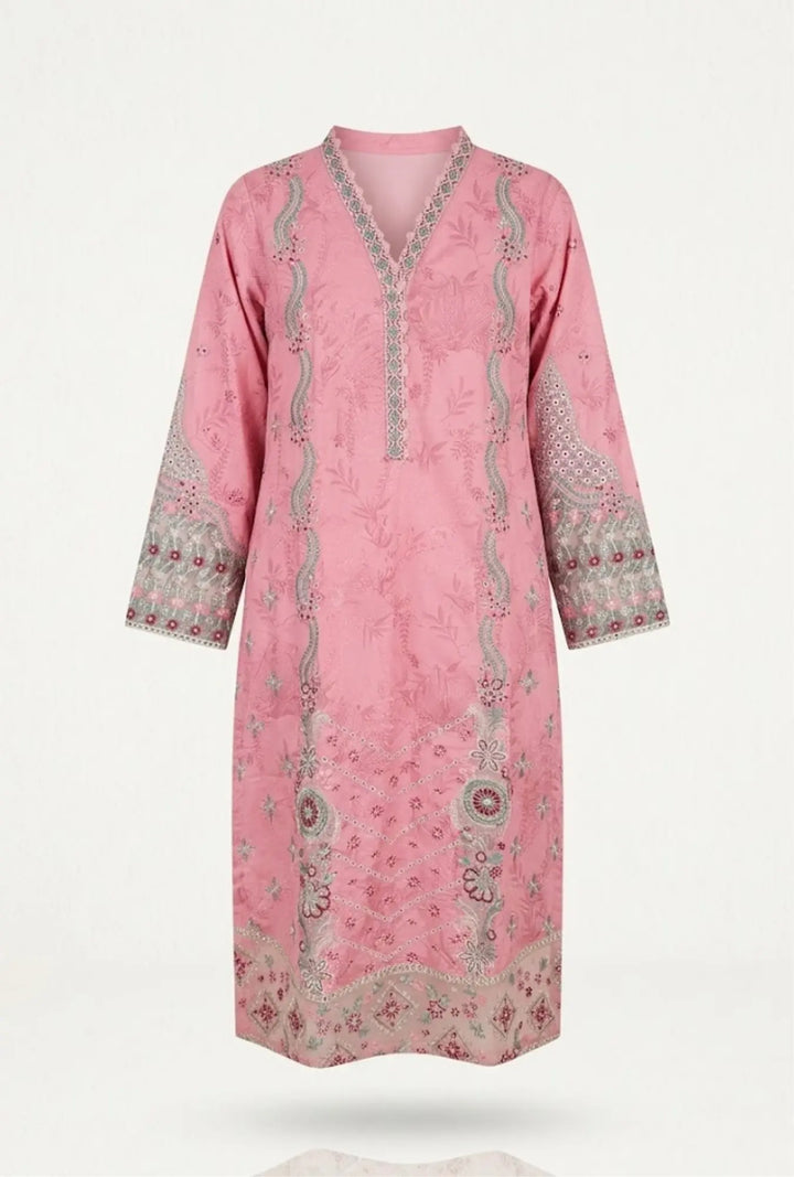 Embroidered 3-Piece Stitched Luxury Lawn Suit