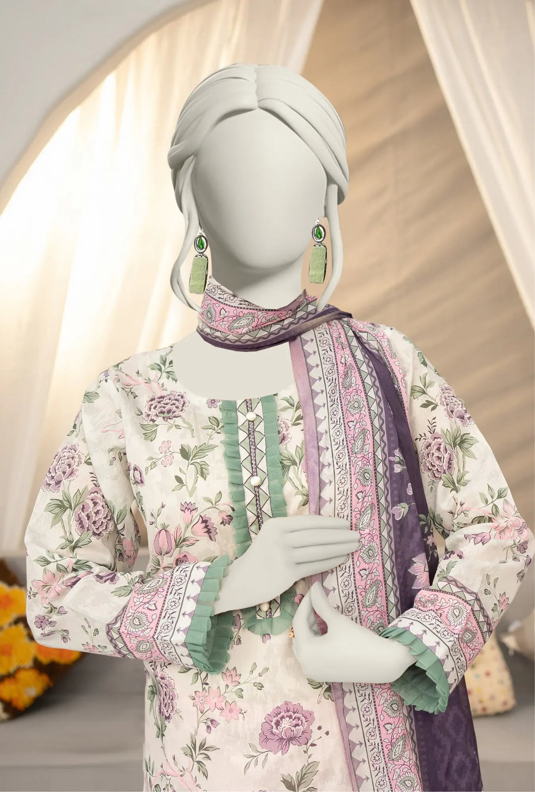 Pastel Peony – Floral Unstitched Lawn Collection