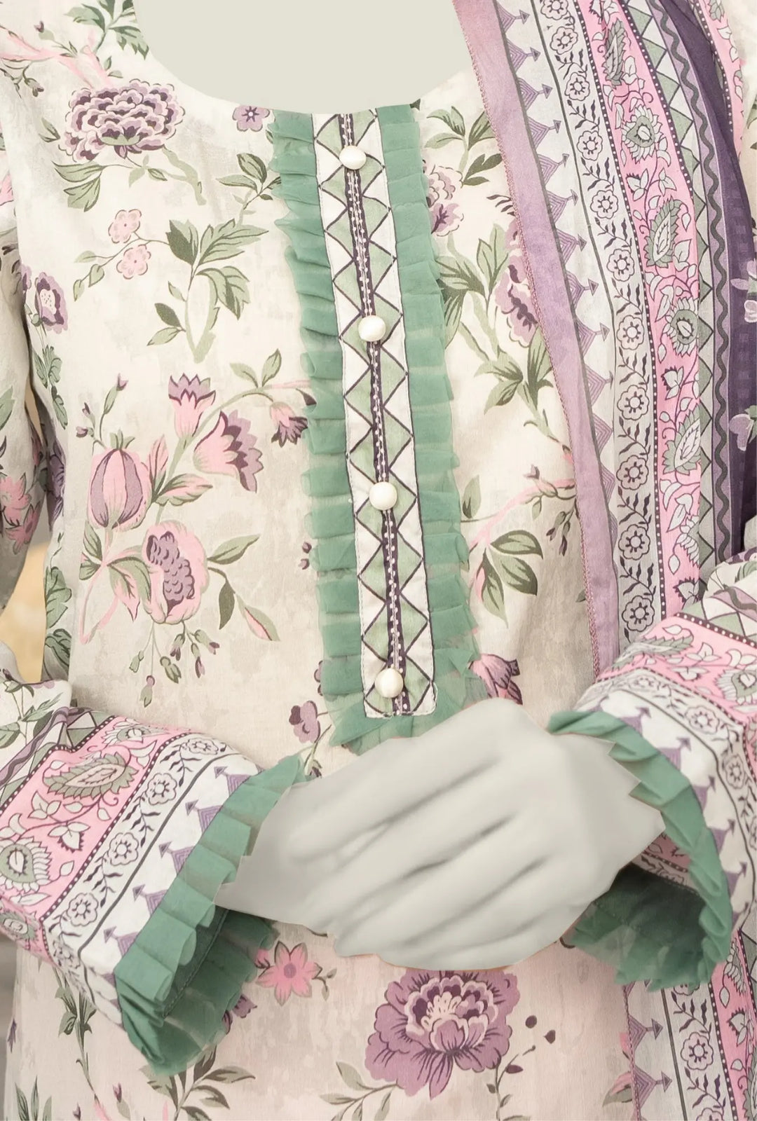 Pastel Peony – Floral Unstitched Lawn Collection