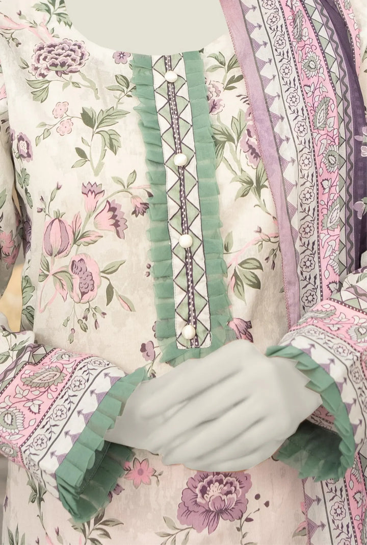 Pastel Peony – Floral Unstitched Lawn Collection