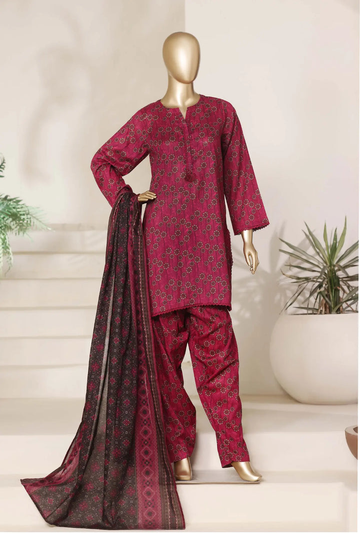 Saffron Petals – Premium 3-Piece Unstitched Lawn