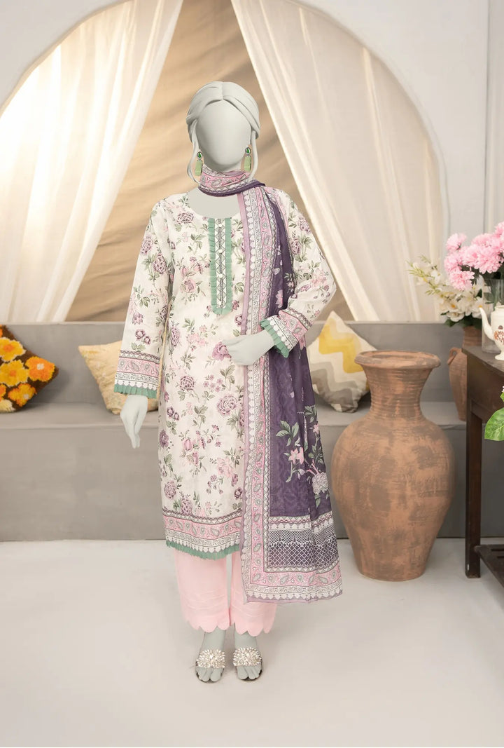 Pastel Peony – Floral Unstitched Lawn Collection