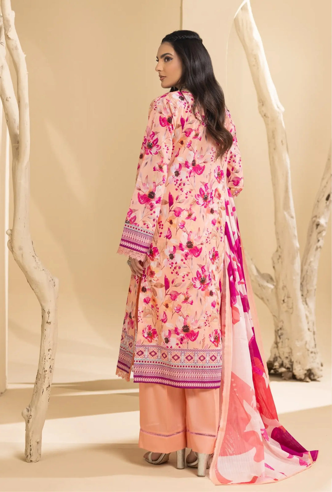 Citrine Bloom – 3-Piece Printed Unstitched Lawn Suit