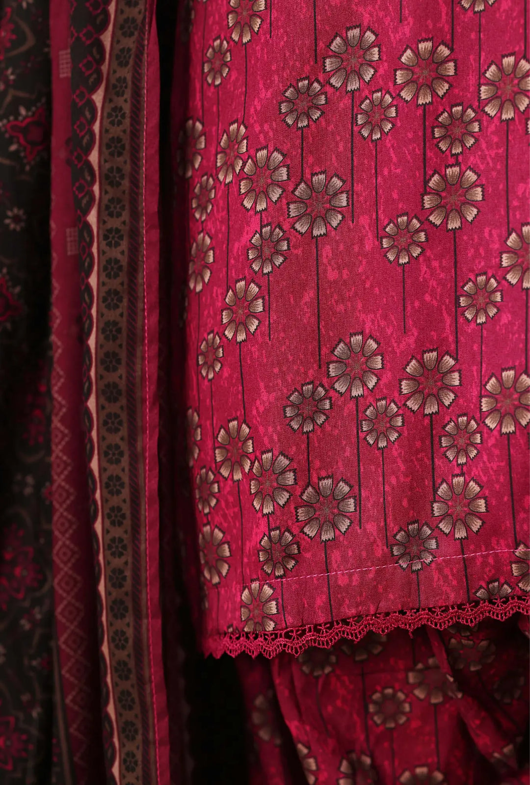 Saffron Petals – Premium 3-Piece Unstitched Lawn