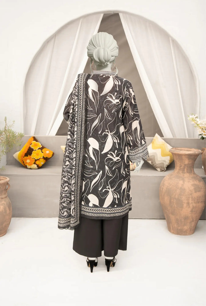Onyx Abstract – 3-Piece Printed Unstitched Lawn Suit