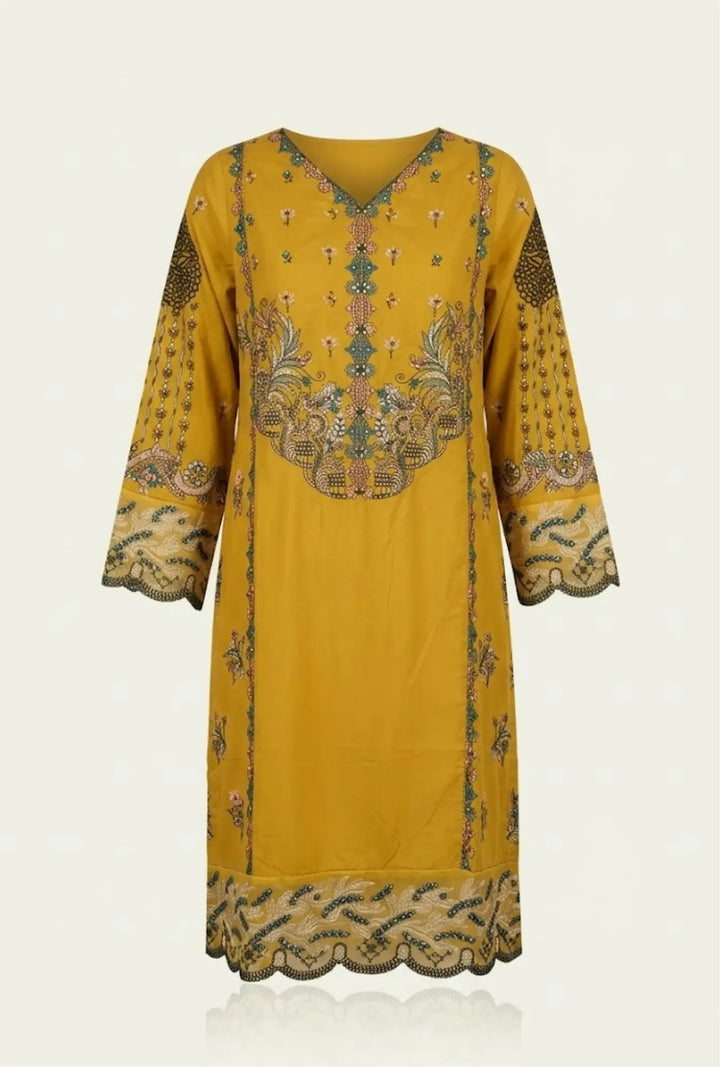 Mellow Gold – Embroidered 3-Piece