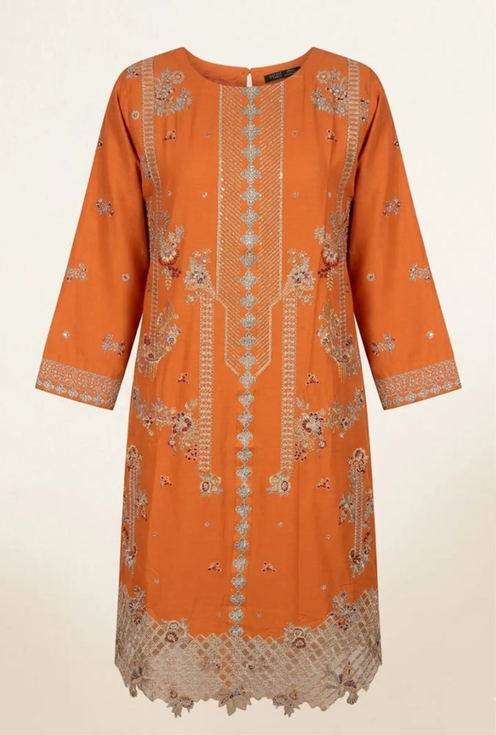 Onyx Ivory  Embroidered 3-Piece