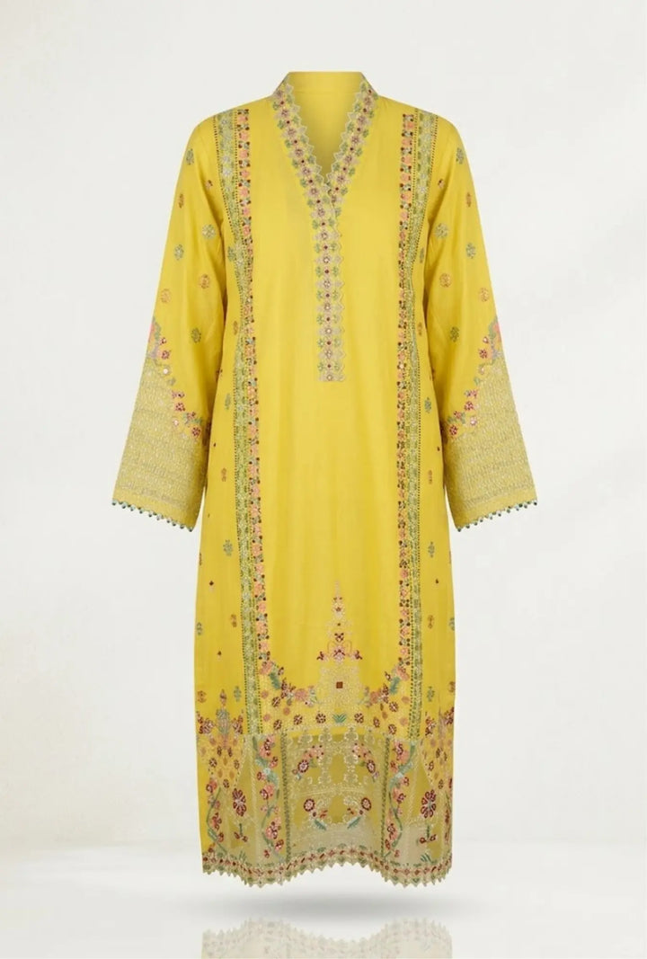 Mellow Floral Embroidered 3-Piece