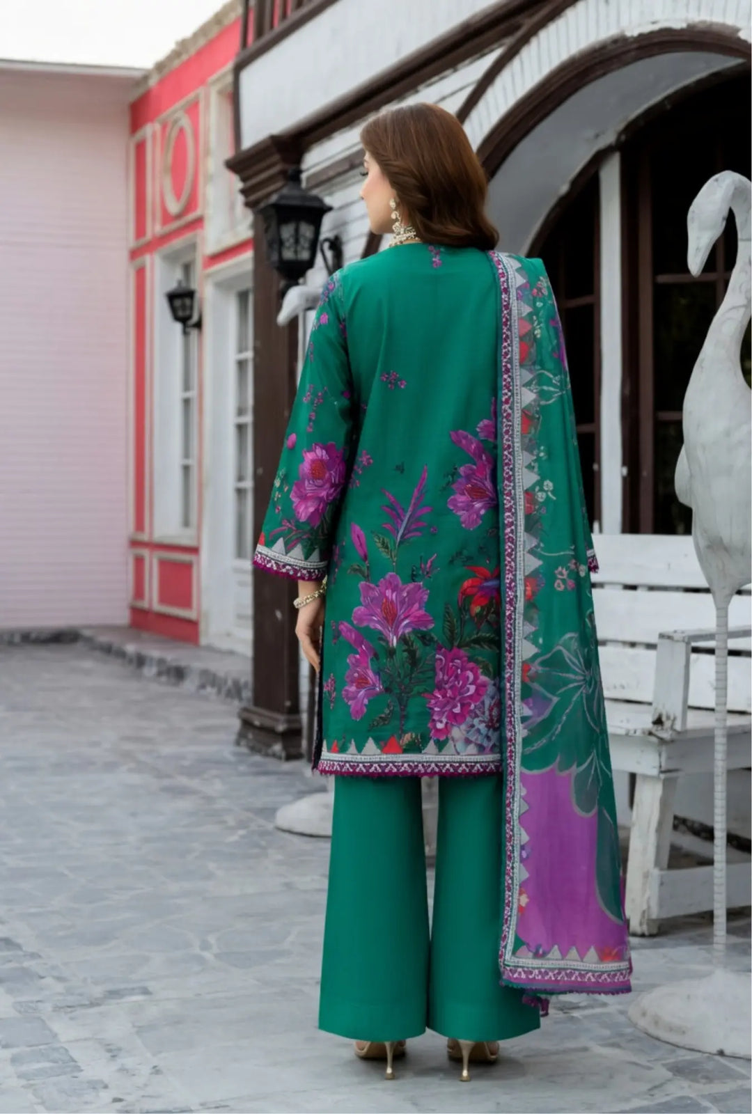 Emerald Muse  3-Piece Unstitched