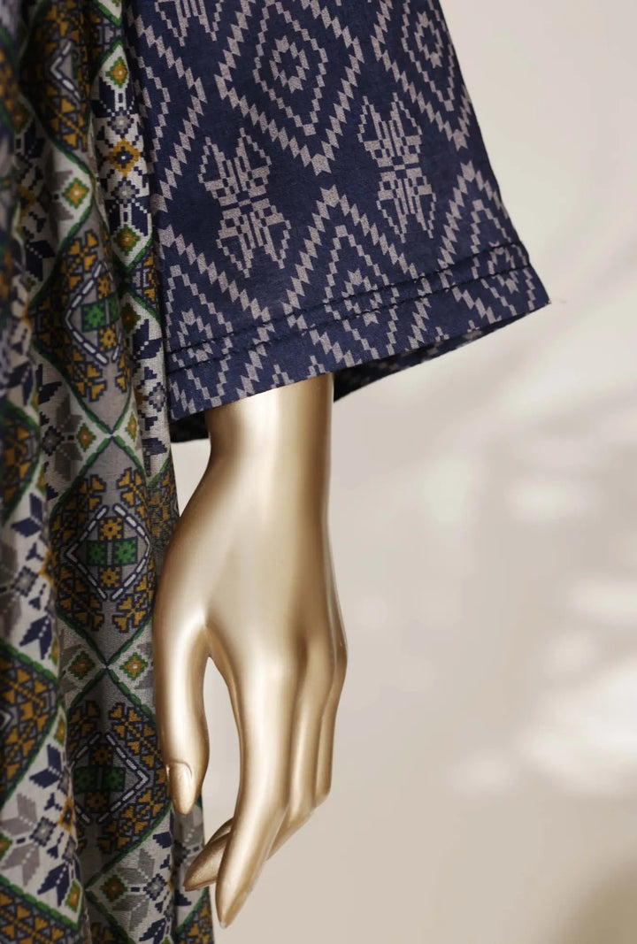 Pine Geometric – Premium 3-Piece Unstitched Lawn
