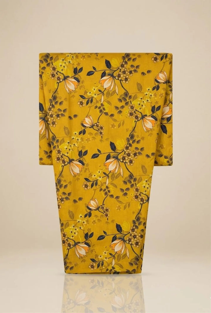 Amber Bloom – Embroidered 3-Piece