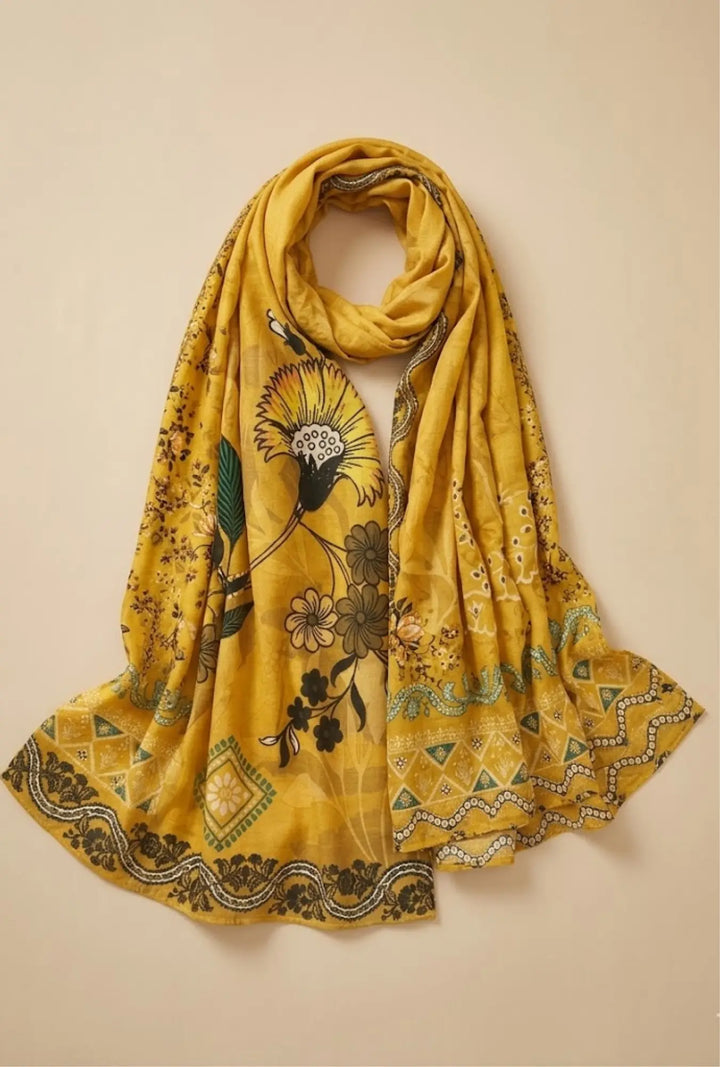Amber Bloom – Embroidered 3-Piece
