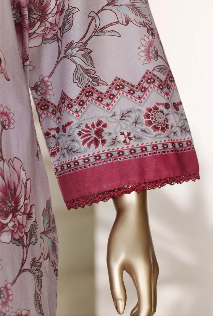 Lavender Rose – 3-Piece Printed Unstitched Lawn Suit