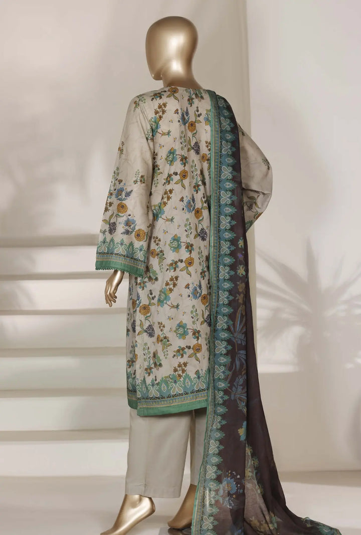 Sage Meadow – 3-Piece Printed Unstitched Lawn Suit