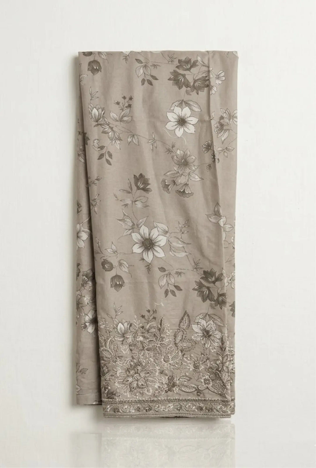 Olive Mist  3-Piece Stitched Lawn Suit