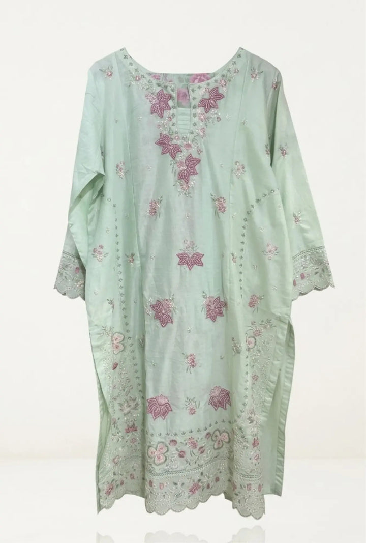 Sage Rose –  Embroidered 3-Piece