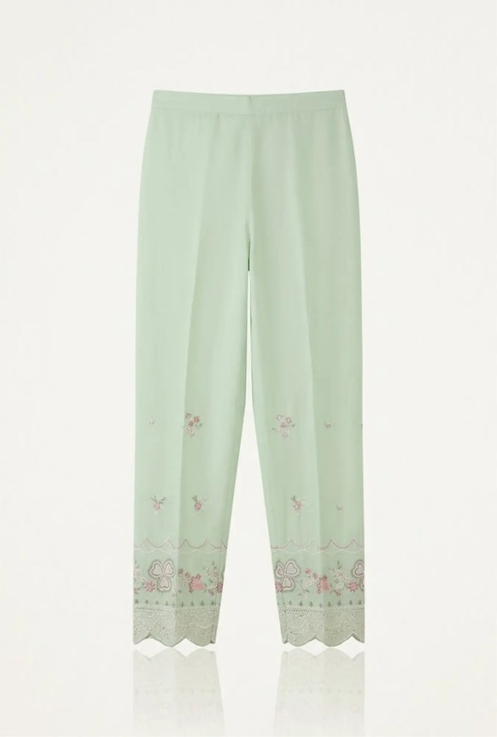 Sage Rose –  Embroidered 3-Piece