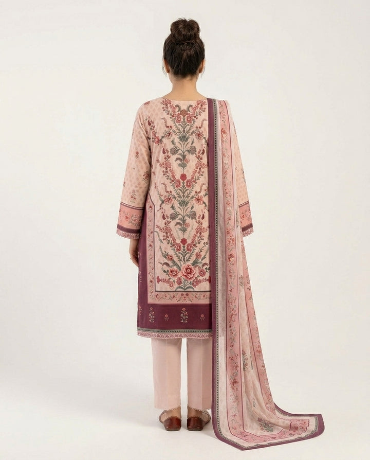 Suit with Printed Dupatta